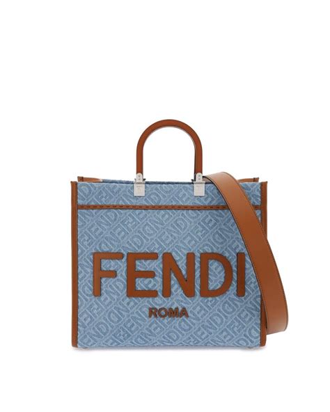 fendi winter bag|Fendi denim tote.